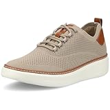 Vance Mens Norris Casual Sneaker knit fabric lace-up round-toe 6mm Vance Comfort System Insole Taupe 9.5 Medium MENS US
