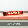 Kapro - 227 Toolbox Level - For Leveling and Measuring - Features V-Groove, Magnet Strip, Rubber End Caps, and Colored Vials - 9-Inch - 2 Pack