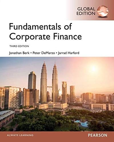 Fundamentals Of Corporate Finance, Global Edition