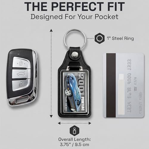 Image of Brotherhood Car Key Chain for Trans Am Firebird - Classic Models Keychain for Men and Women Gift Key Ring