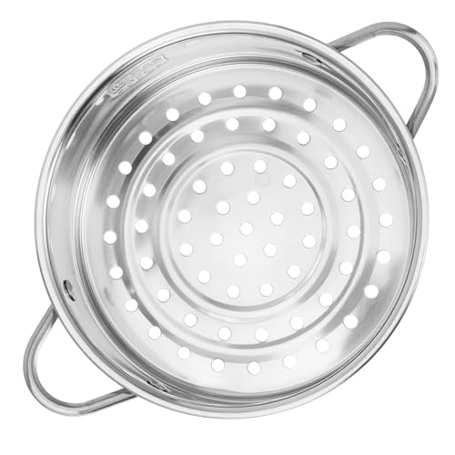 HEALLILY Vaporizador de alimentos de acero inoxidable, herramienta versátil para cocinar pan, arroz, huevos, pescado, más diseño para uso doméstico y cocina