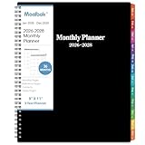 2026-2028 Monthly Planner/Calendar - 3 Year Monthly Planner 2026-2028, Jan. 2026 - Dec. 2028, 9'' x 11'', Calendar Planner with 36 Months Tabs, Double-side Pocket, Holidays, Notes Pages