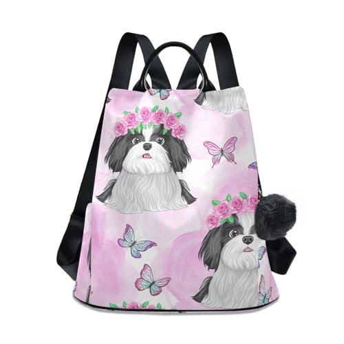Sac à dos Shih Tzu femme : protégez vos affaires avec ce grand sac léger antivol