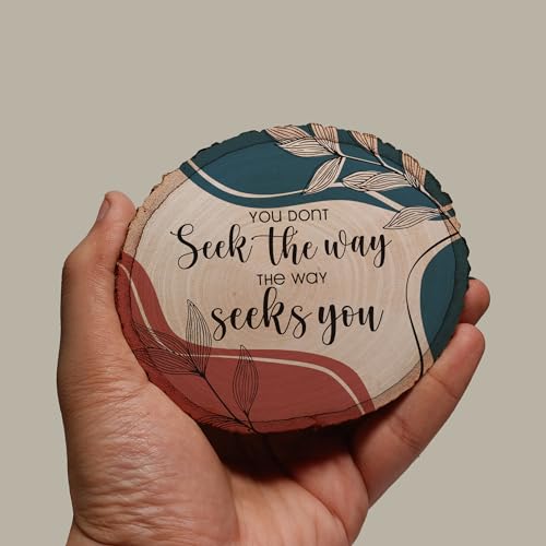 Image of MOTIVATIONAL GIFTS Seek Wooden Motivational Quotes Table Decorative Gifts Wood Showpiece For Office Table Living Room