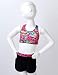 Agoky Ropa Deportiva para Niñas Tankini Conjunto Maillot de Gimnasia Rítmica Crop...