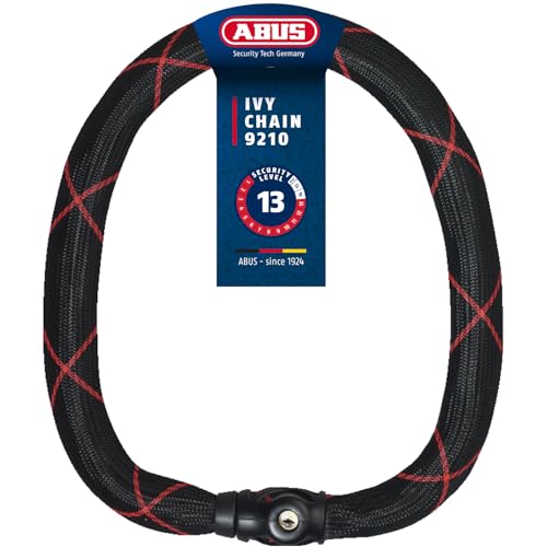 ABUS 88693 Kettenschloss, Schwarz, 140 cm