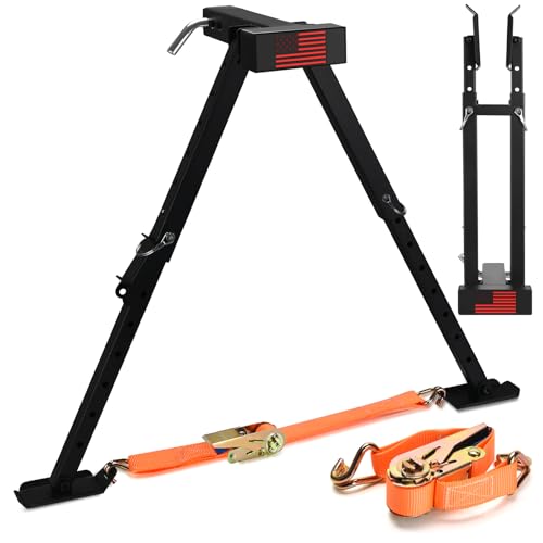 GADFISH Adjustable RV Hitch Mount Stabilizer, Height Adjustable of 11'-32' RV Stabilizer, Foldable...