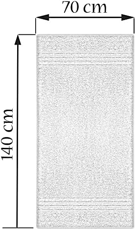 Lashuma Bath Towel 100% Cotton Capri Blue 70 x 140 cm - Image 5
