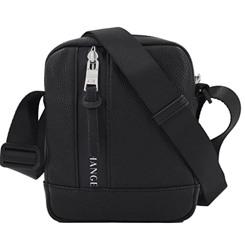 Preisvergleich Produktbild Armani Exchange Herren John Front Pocket, Zip Around Flat Crossbody, Nero