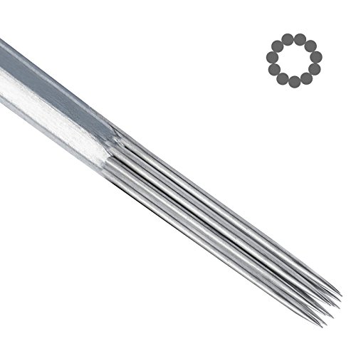 50 pcs. 11 Round Shader Pre-made Sterile Tattoo Needles - 11RS
