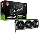 MSI Gaming RTX 4080 Super 16G Ventus 3X Graphics Card (NVIDIA RTX 4080 Super, 256-Bit, Extreme Clock: 2595 MHz, 16GB GDRR6X 23 Gbps, HDMI/DP, Ada Lovelace Architecture)