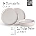 Imagen de like. by Villeroy & Boch Crafted Cotton set de vajilla 4 piezas