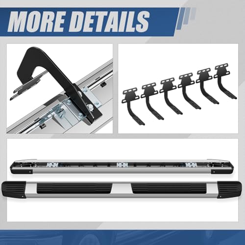 Estribos laterales 6 pulgadas para Dodge Ram 1500 miniatura 6