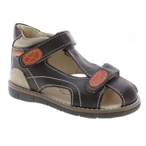 Sandales bébé garçon Beppi en cuir marron idéales pour les balades d'été