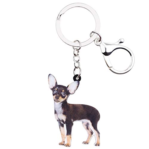Leder Hundetaschenanhänger – Verspieltes Accessoire Für Rucksack, Handtasche & Schlüssel | Aus Rindsleder, Ca. 9,4 Cm, Perfekt Als Geschenk