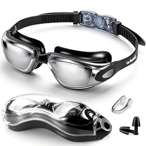 Zerhunt Schwimmbrille für Herren Damen Jugendliche,Taucherbrille Erwachsene Antibeschlag und UV Schutz,Wassersport Schwimmbrillen Swimming Goggles Geschenke für Männer Frauen Mädchen 10+ Jahre