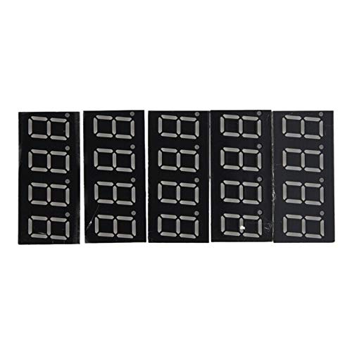 Display LED 7 Segmentos 0.56" - 4 Dígitos, Cátodo Común, Color Rojo