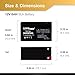 ExpertPower® 12V 8AH Sealed Lead Acid (SLA) Battery Replacement for APC Back-UPS ES 550VA Back-UPS Pro 1300/1500 Liftmaster CSL-24VDC Slider Gate Opene - F2 Terminals