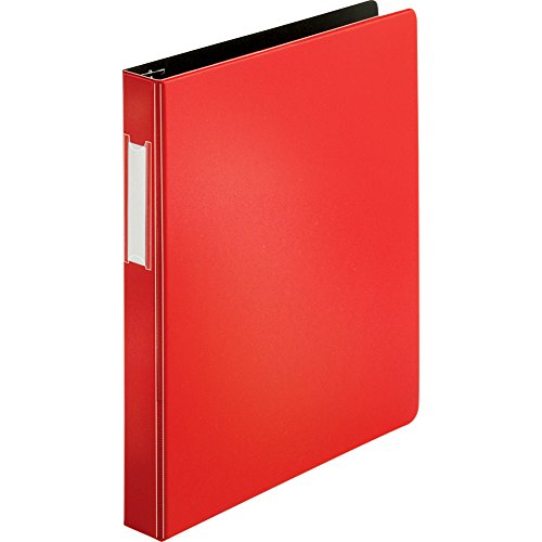"Business Source 1"" Slanted D-Ring Binders", Red (33108) #TOP3
