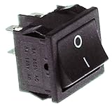 nuova simonelli schweiz Einbaumaß: 19x22mm Nuova Simonelli Wippenschalter für Kaffeemaschine Aurelia-2GR, Aurelia-3GR, Aurelia-4GR 2-polig 250V 2NO schwarz Einbaumaß 19x22mm