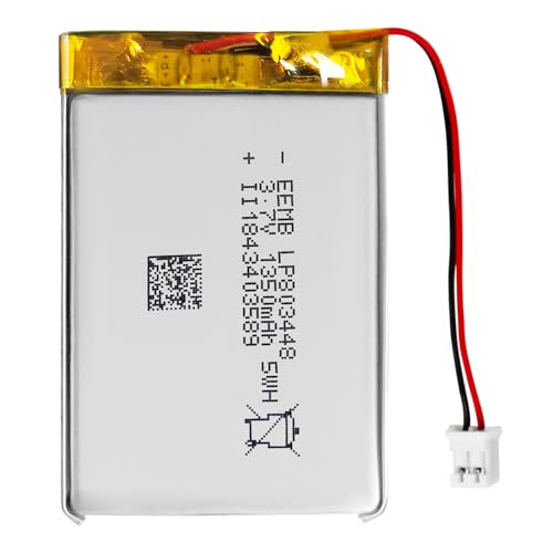Batterie Lithium Polymer 3.7V 2100mAh 654060 - Rechargeable Pour GPS, Enceintes Bluetooth, DIY électronique