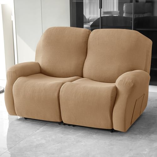 Funda reclinable impermeable elástica para proteger sofás de manchas 3