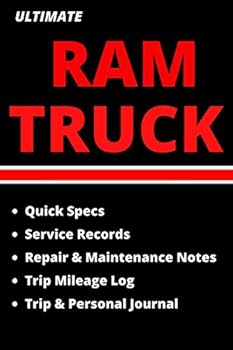 Paperback RAM TRUCK Ultimate Service Records and Maintenance Log Journal: 6x9" size fits most vehicle glove box and console openings Book