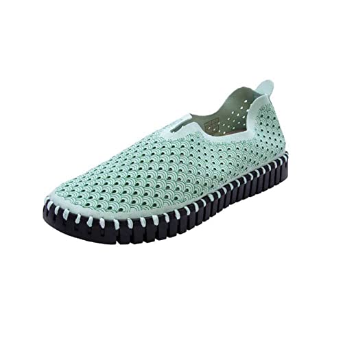 Ilse Jacobsen Hornbæk Women's Tulip 3575 Flat | Slip-On | Low-Top | Laurel Green | 37 Eu/7 M Us #TOP12