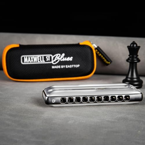 Harmonica professionnel East Top MAXWELL ST MS030 en clé de ré - 3