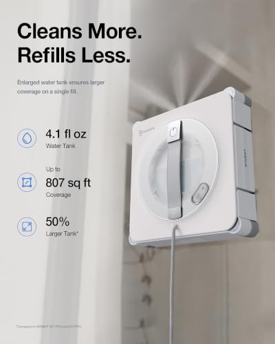 Image of ECOVACS WINBOT W2S PRO Window Cleaning Robot, 10,000Pa Suction