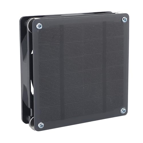 Kuuleyn - Kuuleyn Ventilateur de Panneau Solaire monocristallin, Panneau de Chargeur Solaire Portable à Haute efficacité, 3 W 6 V, Structure compacte Recyclable, Ventilateur d'extraction