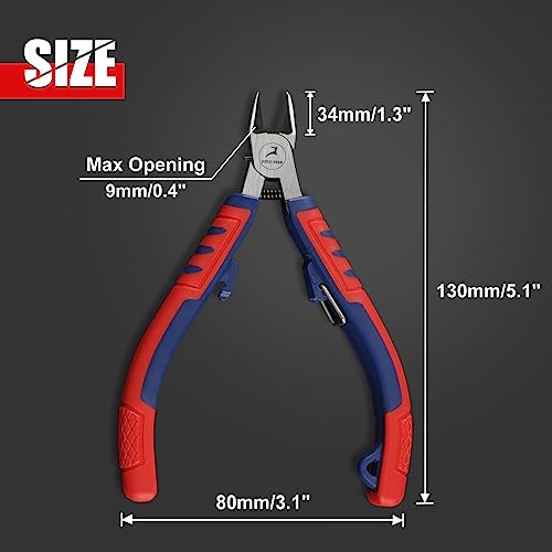 Alicates de corte lateral diagonal y electrónicos ultra afilados para cables 7