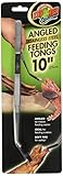 Zoo Med Labs Angled Stainless Steel Feeding Tongs, 10