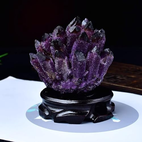 Améthyste géode de qualité supérieure en cristal de quartz authentique - 4