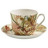 Maxwell & Williams WK00300 Kilburn Frühstückstasse mit Untertasse aus Bone China Porzellan, Mehrfarbig, 480 ml, in Geschenkbox