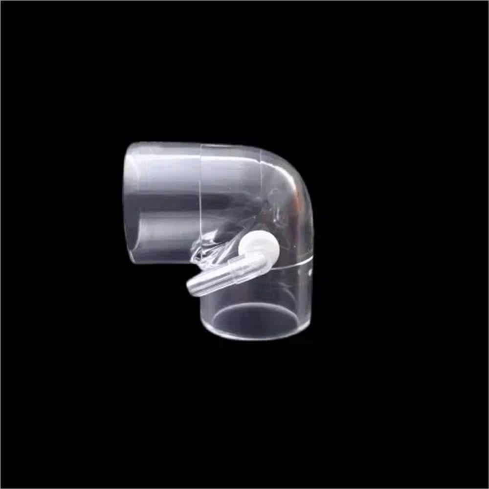 Dfrywdgsey One Color Acrylic Transparent Tube, 1Pc Acrylic Right Angle Elbow Tube, Aquarium 90 Degree Connector, 16X40x3mm Transparent For Water Pipe(16X40x3x4mm)