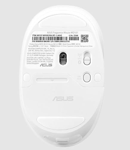 ASUS MD101 Parfumée Sans Fil ¿ 2400 DPI Bluetooth & USB Silencieuse Ergonomique Flacon Rechargeable - vue 6