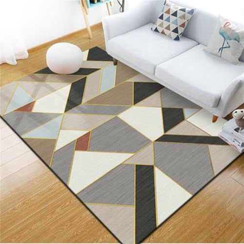 Kunsen alfombras Online Baratas Lavable con Agua Moderna alfombras de Dormitorio Multicolor Alfombra de Pelo Corto alfombras...