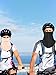 2 Pieces Unisex Face Cover Sun Protective Face Bandana Women Summer UV Protection Face Scarf