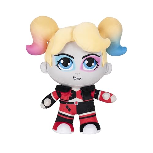 Jazwares DC Harley Quinn Plush - 8-Inch Stuffed Collectible Super-Villain Toy from Warner Bros. - Officially Licensed - Ages 3+