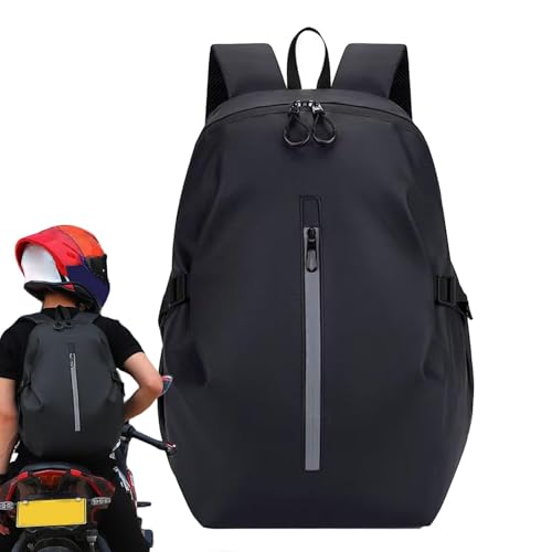 Sac à dos de casque de moto imperméable et grand format pour aventures et sport