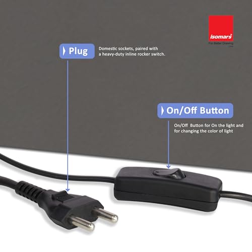 Image of Isomars LED Study, Reading, Laptop, Computer,etc Desk Lamp with Clamp, Flexible Gooseneck, 3 Color Modes (Warm /Natural /Cool), Eye-Care Lighting (Black)