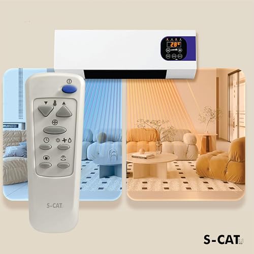 Image of S-CAT Compatible with LG AC Remote Control (No Backlight) Model 65 Suitable for Split /Window 1 1.5 2 Ton AC Remote (Match Old Remote Exactly, Contact Customer Care for Order)