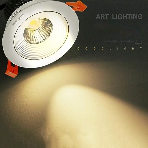 Downlight LED robuste blanc chaud encastrable haut de gamme pour plafond - 4