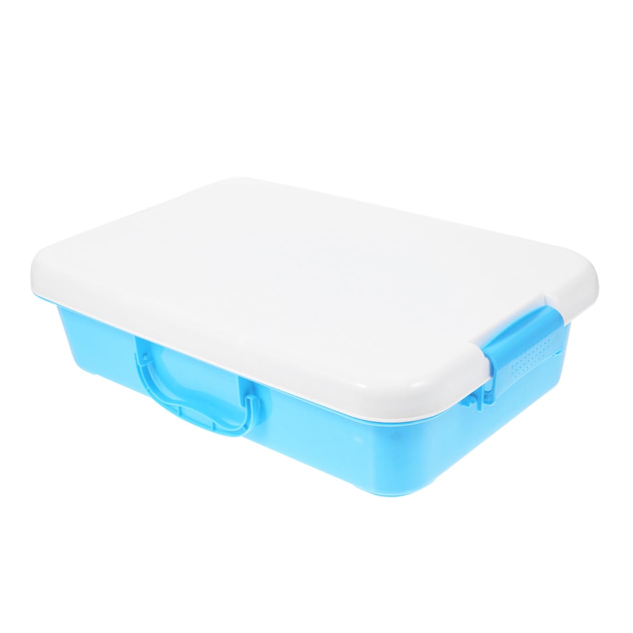 Garneck Organize Playtime Outdoors Abs Plastic Portable Sandbox Box Lidded Toy Storage for Boys and Girls