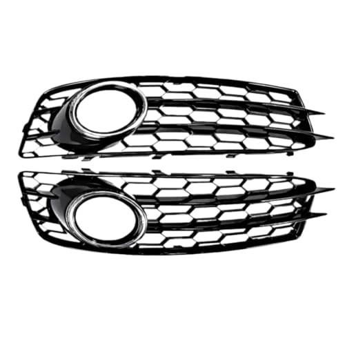 Grille de phare antibrouillard Silver Ring haut de gamme pour Audi A3 S-Line