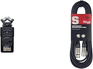 Zoom H6 Black Edition & Stagg SMC6 6 metre standard microphone cable