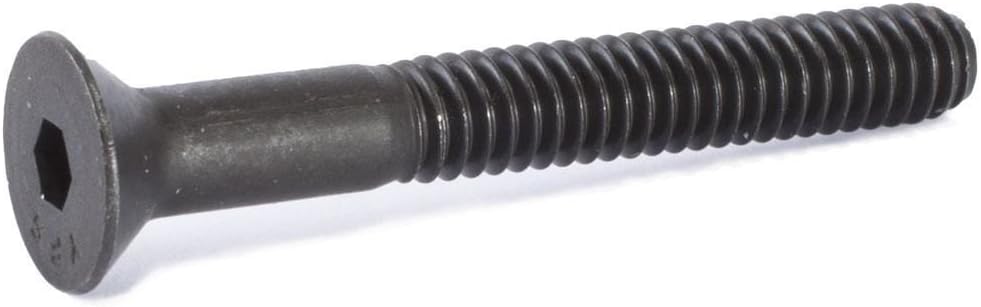 Socket Flat Countersunk Head Cap Screw, 3/8-16 x 3 1/2" Alloy Steel, Black Oxide, Hex Socket (Quantity: 250) Coarse Thread, 3/8 inch Allen Bolt, Length: 3 1/2 inch, Partial Thread