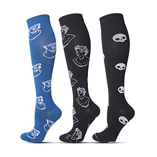 Meias Esportivas, Andoer Meias de pressão esportiva, masculino, feminino, meias de compressão, elást