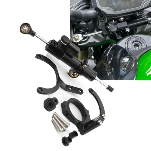 Pièce de moto kit de montage support amortisseur direction Kawasaki ZH2 Nero